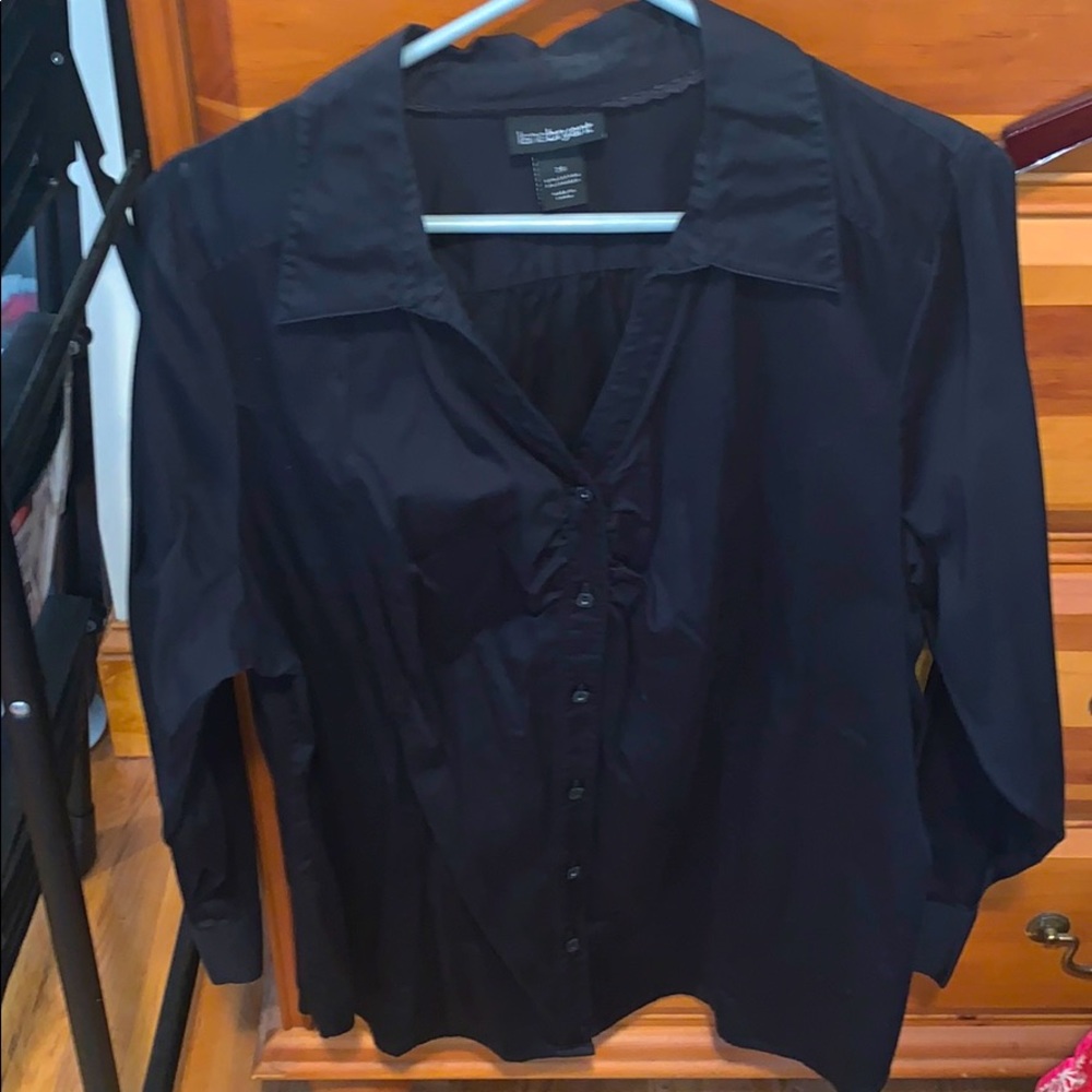 V neck dress shirt